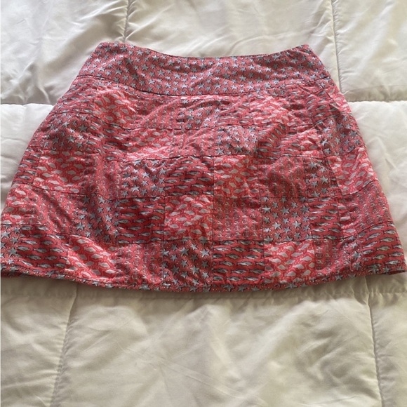 Vineyard vines nautical starfish faux wrap mini skirt size 2 - Picture 2 of 7